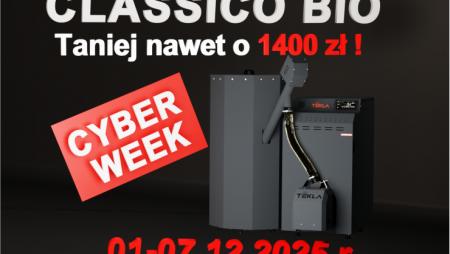 PROMOCJA CYBER WEEK !!! Kotły Classico Bio taniej nawet o 1400 pln. netto !!!