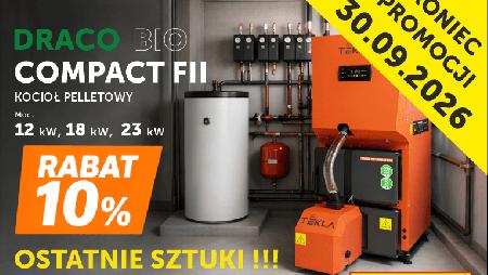 OSTATNIE SZTUKI !!! Kotły Draco Bio Compact FII taniej nawet o 1550 zł. netto !!!
