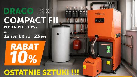 OSTATNIE SZTUKI !!! Kotły Draco Bio Compact FII taniej nawet o 1550 zł. netto !!!